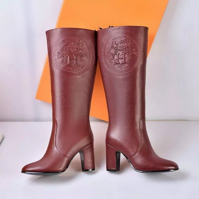 HERMES Knee-high boots Women--011